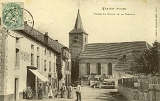 Tendon. - Eglise et Route de la Cascade
